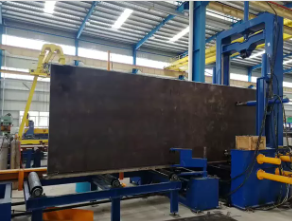 H beam automatic assembling machine